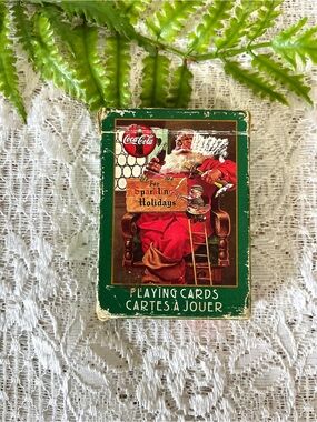 1998 Coca Cola Christmas Santa Playing Cards
